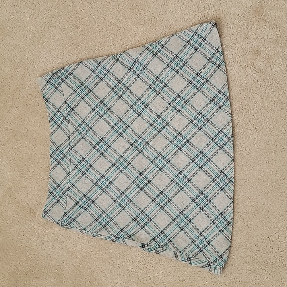 Talbots A-line Plaid skirt size 12